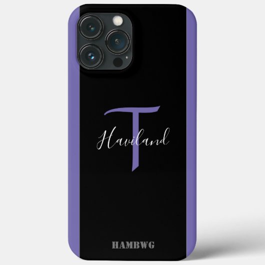 Coques Case-Mate iPhone Boîtier de téléphone cellulaire monogramme HAMbyWG (Verso)