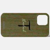 Coques Case-Mate iPhone Boîtier de téléphone cellulaire monogramme HAMbyWG (Verso (horizontal))