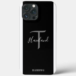 Case-Mate iPhone Case Boîtier de téléphone cellulaire monogramme HAMbyWG