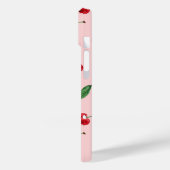Coques Case-Mate iPhone Boîtier de téléphone Cherry personnalisé, rose (Verso / Gauche)