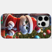 Coques Case-Mate iPhone Boîtier de téléphone coque-Mate, chaton de Noël mi (Verso (horizontal))