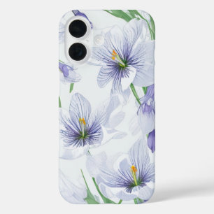 Coques iPhone 16 Boîtier de téléphone Crocus Flowers
