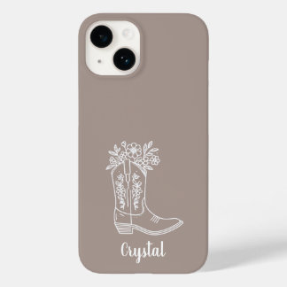 Coque Pour iPhone 14 Boîtier de téléphone d'amorçage pour fille de pays