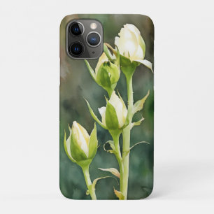 Case-Mate iPhone Case Boîtier de téléphone d'art Rose de Roses blanches
