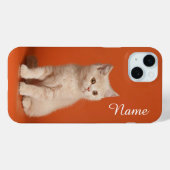 Coques Case-Mate iPhone Boîtier de téléphone de chat customisé avec votre  (Verso (horizontal))