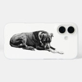 Coques Case-Mate iPhone Boîtier de téléphone de chien ombragé (Verso (horizontal))