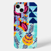 Boîtier de téléphone de conception florale multi-V