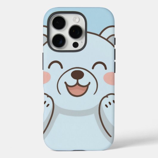 Coques Case-Mate iPhone Boîtier de téléphone de l'ours de dessin mignon - (Verso)