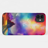 Coques Case-Mate iPhone Boîtier de téléphone de nom personnalisé, abstrait (Dos (Horizontal))