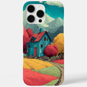 Coques iPhone 16 Pro Max Boîtier de téléphone design paysager coloré