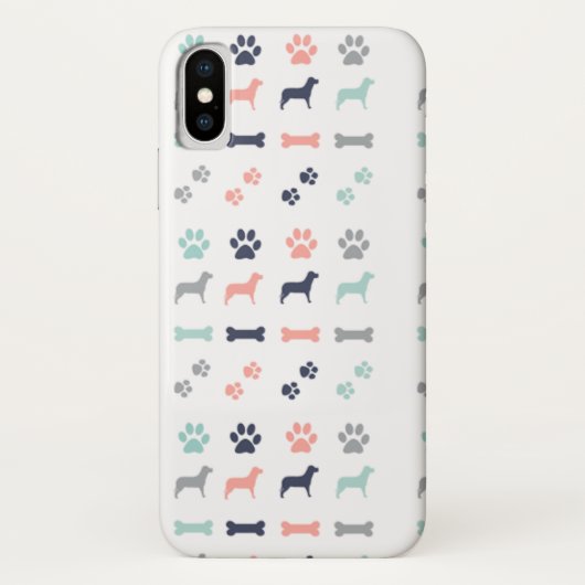 Coques Case-Mate iPhone Boîtier de téléphone d'impression de chien (Dos)