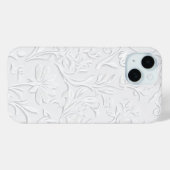 Coques Case-Mate iPhone Boîtier de téléphone Embossé blanc immaculé (Verso (horizontal))