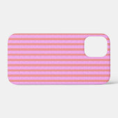 Coques Case-Mate iPhone Boîtier de téléphone en bande rose (Verso (horizontal))
