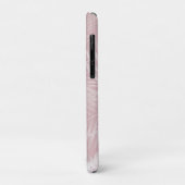 Coques Case-Mate iPhone Boîtier de téléphone en marbre Rosy Gold Palms (Dos/Gauche)