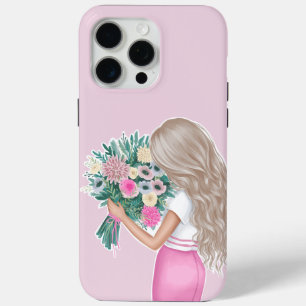 Coque iPhone 15 Pro Max Boîtier de téléphone Fleurs Portes - Soft & Dreamy