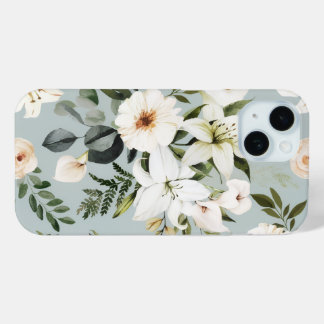 Coque Pour iPhone 15 Boîtier de téléphone floral