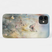 Coques Case-Mate iPhone Boîtier de téléphone floral aux papillons de print (Dos (Horizontal))