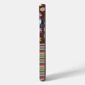 Coques Case-Mate iPhone Boîtier de téléphone floral et rayé personnalisé (Verso / Gauche)