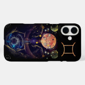 Coques Case-Mate iPhone Boîtier de téléphone Gemini, noir (Verso (horizontal))