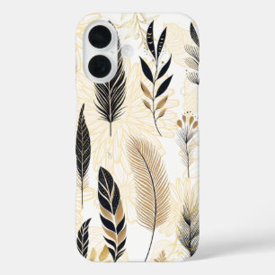 Coques iPhone 16 Boîtier de téléphone imprimé en plume