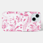 Coques Case-Mate iPhone Boîtier de téléphone iPhone 15 avec un design flor (Verso (horizontal))