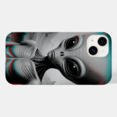 Coques Case-Mate iPhone Boîtier de téléphone iPhone 16 à thème alien (Verso (horizontal))