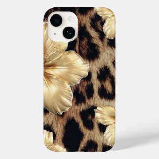 Coque Pour iPhone 14 Boîtier de téléphone Léopard