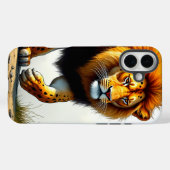 Coques Case-Mate iPhone Boîtier de téléphone Lion Art (Verso (horizontal))