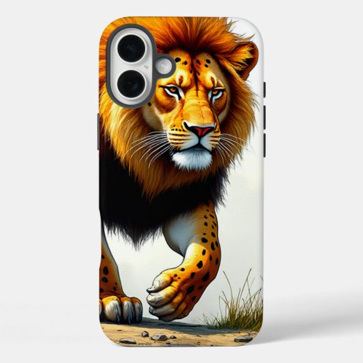 Coques Case-Mate iPhone Boîtier de téléphone Lion Art (Verso)