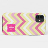 Coques Case-Mate iPhone Boîtier de téléphone Monogram Chevron Design (Dos (Horizontal))