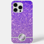 Coques Case-Mate iPhone Boîtier de téléphone monogramme à parties scintill (Verso)