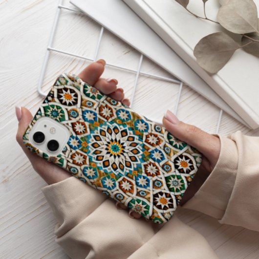 Coques Case-Mate iPhone Boîtier de téléphone Mosaïque islamique géométriqu