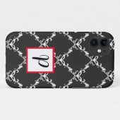 Coques Case-Mate iPhone Boîtier de téléphone, noir et blanc (Dos (Horizontal))