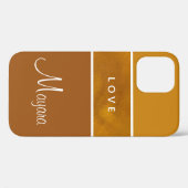 Coques Case-Mate iPhone Boîtier de téléphone Or Gradient pour filles (Verso (horizontal))