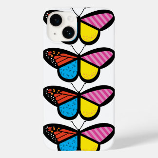 Coque Pour iPhone 14 Boîtier de téléphone papillon moderne