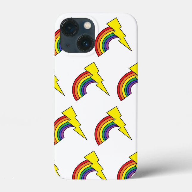 Coques Case-Mate iPhone Boîtier de téléphone portable avec arc-en-ciel et  (Verso)