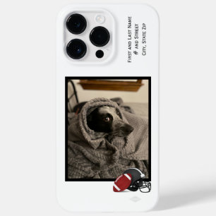 Coque Pour Pour iPhone 14 Pro Max Boîtier de téléphone portable avec photo et ID HAM