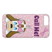 Coques Case-Mate iPhone Boîtier de téléphone portable mignon "Call Me" (Dos (Horizontal))