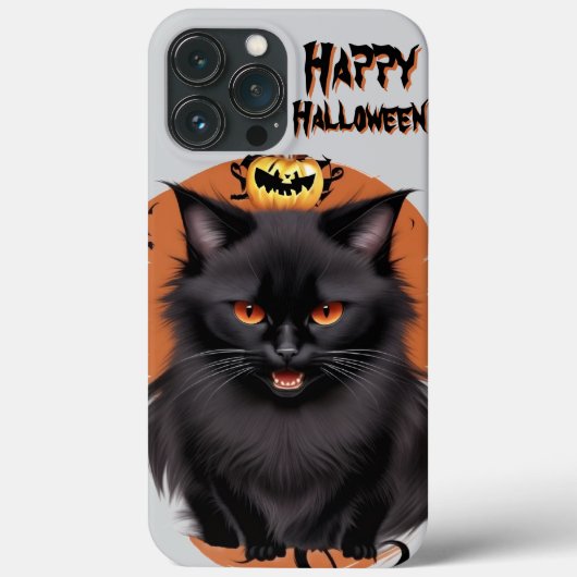 Coques Case-Mate iPhone Boîtier de téléphone pour chat noir mal (Verso)