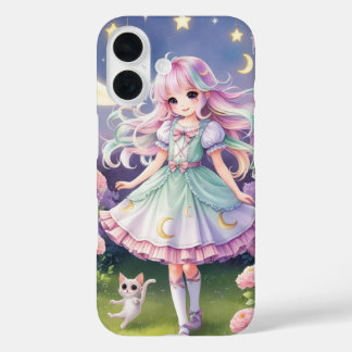 Coques iPhone 16 Boîtier de téléphone pour chat Spirit - Magique fi