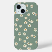 Coques Case-Mate iPhone Boîtier de téléphone pour fleurs vertes (Verso)