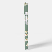 Coques Case-Mate iPhone Boîtier de téléphone pour fleurs vertes (Verso / Gauche)