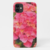 Coques Case-Mate iPhone Boîtier de téléphone rose Hydrangea Fleurs d'Art F (Dos)
