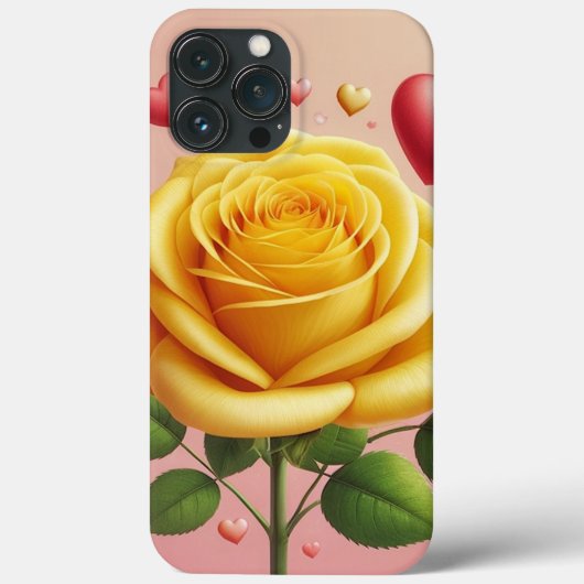 Coques Case-Mate iPhone Boîtier de téléphone rose jaune (Verso)