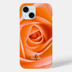 Coque Pour iPhone 15 Boîtier de téléphone Rose Orange