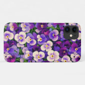 Coques Case-Mate iPhone Boîtier de téléphone violet à fleurs (Dos (Horizontal))