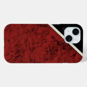 Coques Case-Mate iPhone Boîtier de téléphone "Wood Red" (Verso (horizontal))