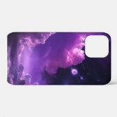 Coques Case-Mate iPhone Boîtier d'I-phone aux nuages violets (Verso (horizontal))