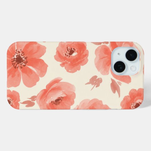Coques Case-Mate iPhone Boîtier d'impression floral ombragé (Verso (horizontal))