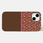 Coques Case-Mate iPhone Boîtier d'impression rose et Brown Cheetah (Verso (horizontal))